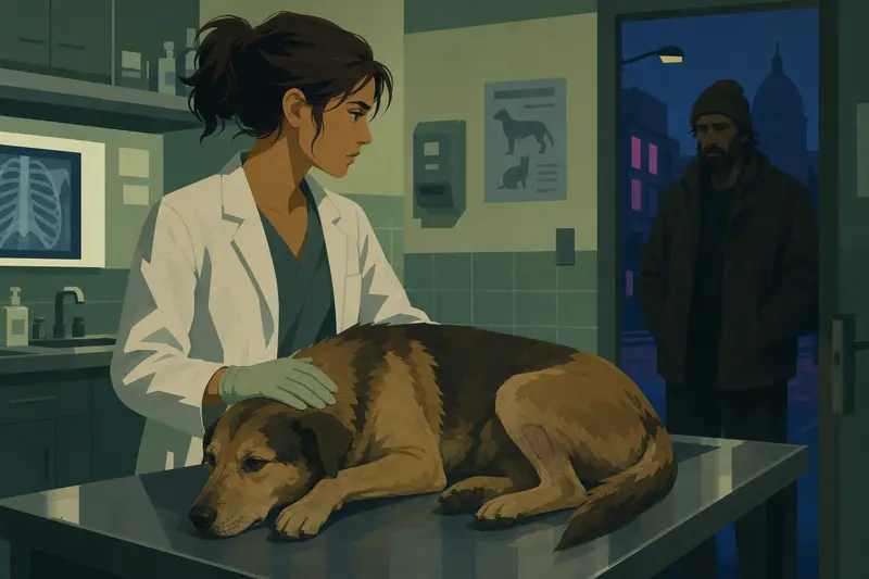 Cover illustration for What the Dog Carried, C1 Spanish story