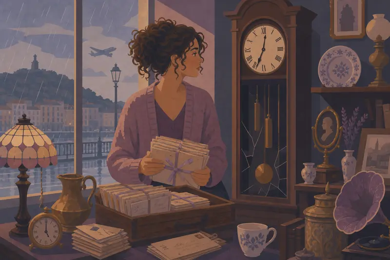 Cover illustration for Twelve Past Seven, B1 Spanish story