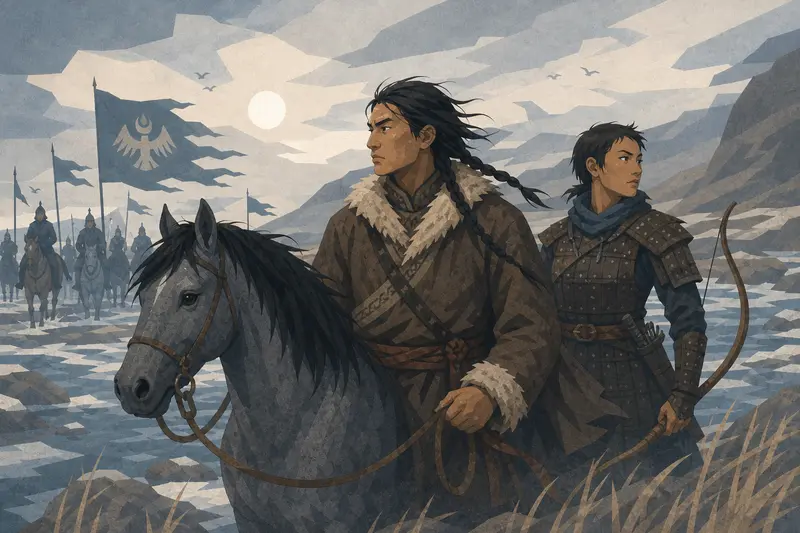 Cover illustration for Wind Against the Current, B1 Spanish story