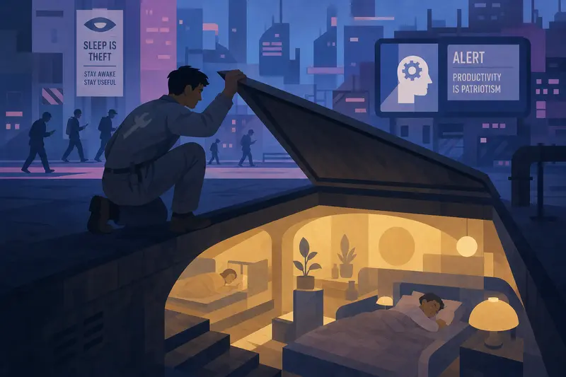 Cover illustration for The Pause, B1 Spanish story