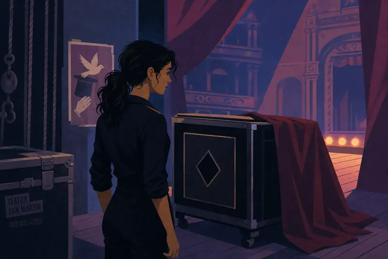 Cover illustration for The Perfect Trick, B2 Spanish story