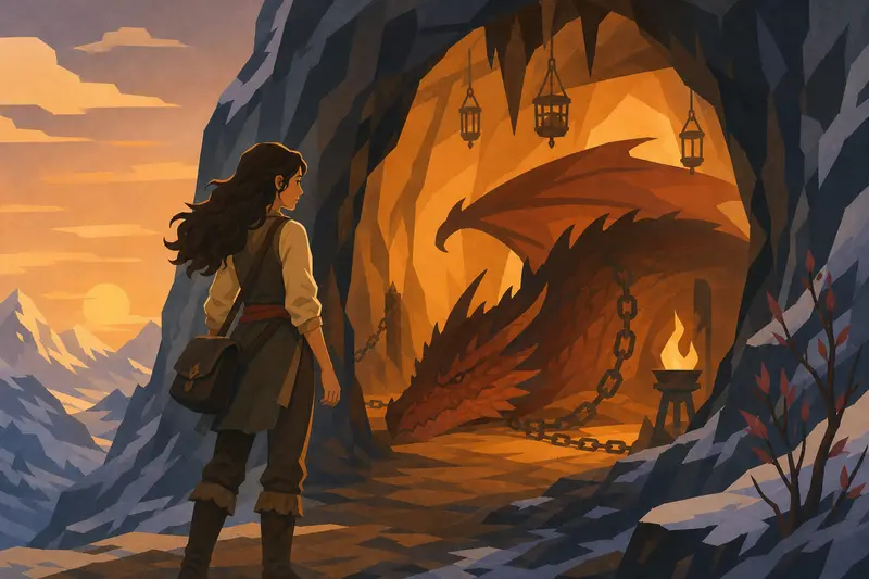 Cover illustration for The Fire That Heals, B1 Spanish story