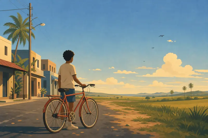Cover illustration for Where the Street Ends, A0 Spanish story