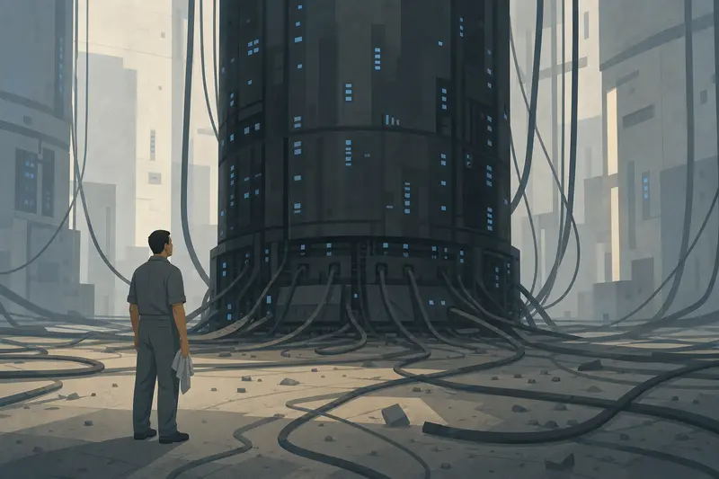 Cover illustration for The Cord, B1 Spanish story
