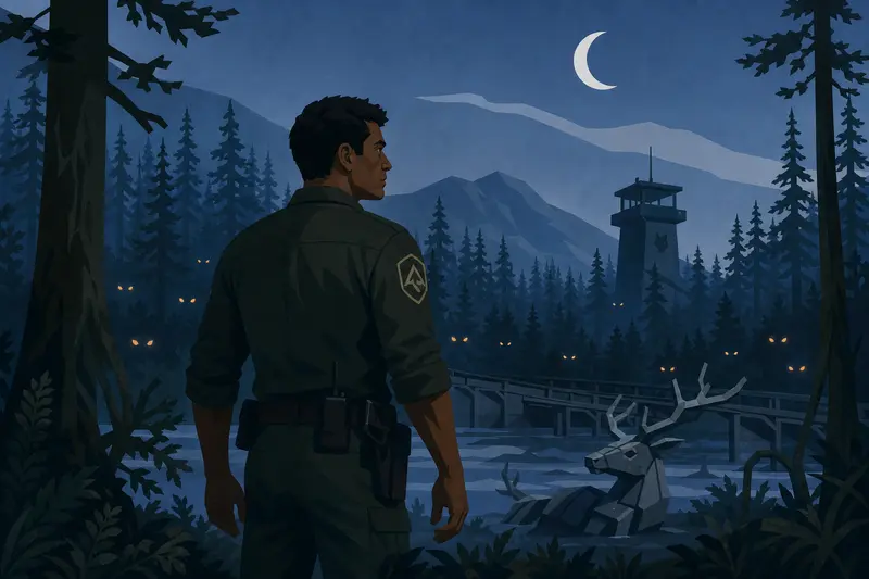 Cover illustration for The Wolves Remember, C1 Spanish story