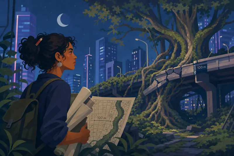 Cover illustration for The Night the Wild Came Back, C1 Spanish story