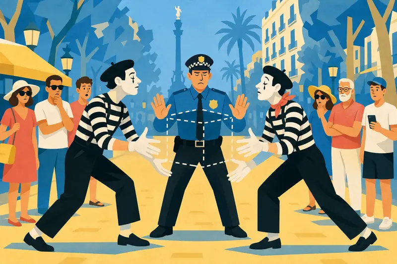 Cover illustration for The Invisible Box Incident, B1 Spanish story