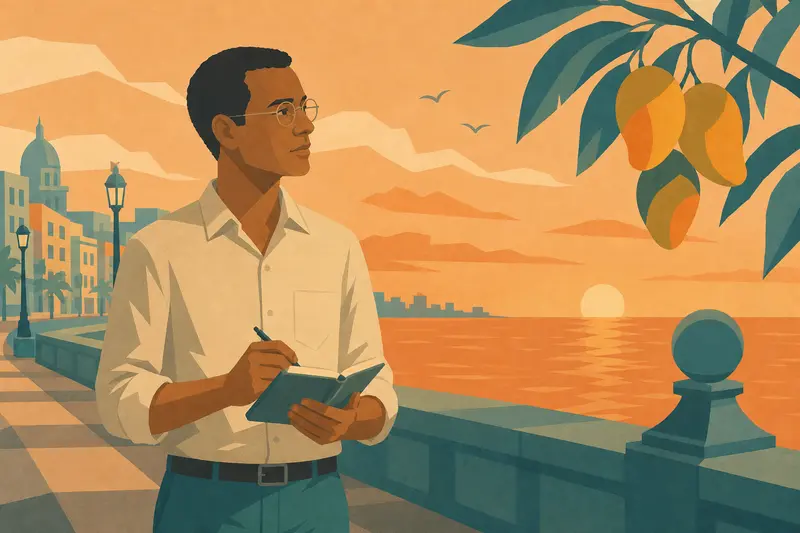 Cover illustration for The Probability of Mangoes, C1 Spanish story
