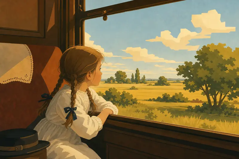 Cover illustration for The World Through the Window, A0 Spanish story