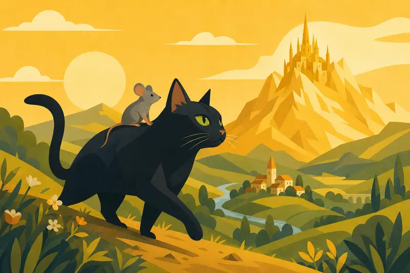 Cover illustration for Most Mice Run From Cats, A1 Spanish story