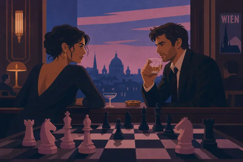 Cover illustration for The Parallel Game, C1 Spanish story