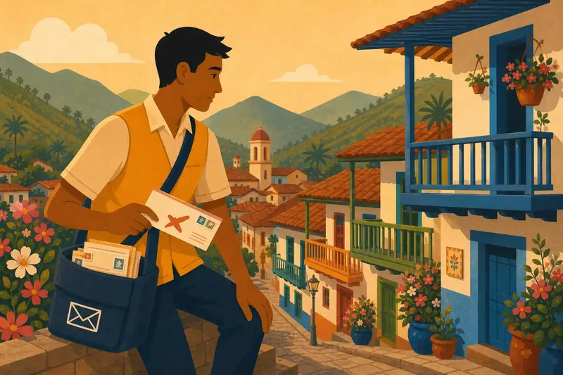 Cover illustration for A Letter for the Postman, A1 Spanish story