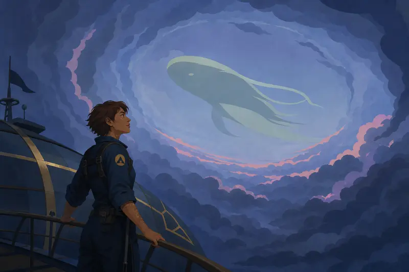 Cover illustration for The Impossible Calm, C1 Spanish story