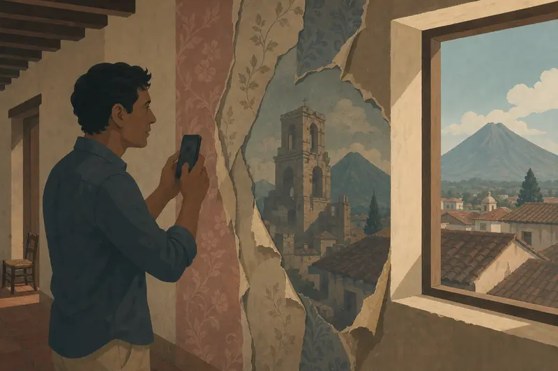 Cover illustration for The View That Should Not Exist, B2 Spanish story