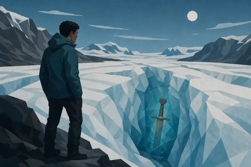 Cover illustration for What the Ice Returns, B2 Spanish story