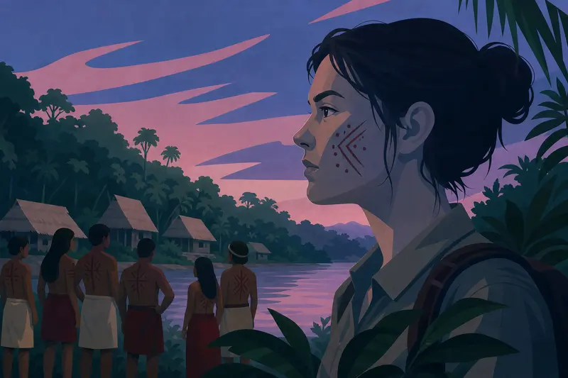 Cover illustration for The Scars That Remember, C2 Spanish story