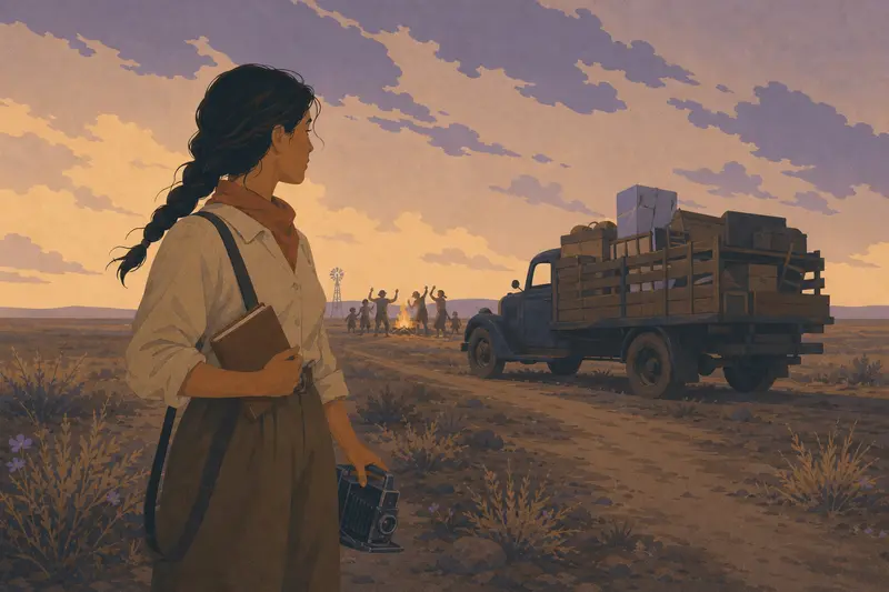 Cover illustration for Where the Camera Cannot Reach, B2 Spanish story