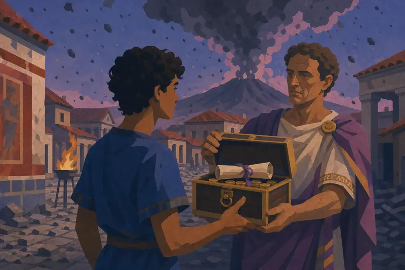 Cover illustration for What the Ash Cannot Bury, B2 Spanish story