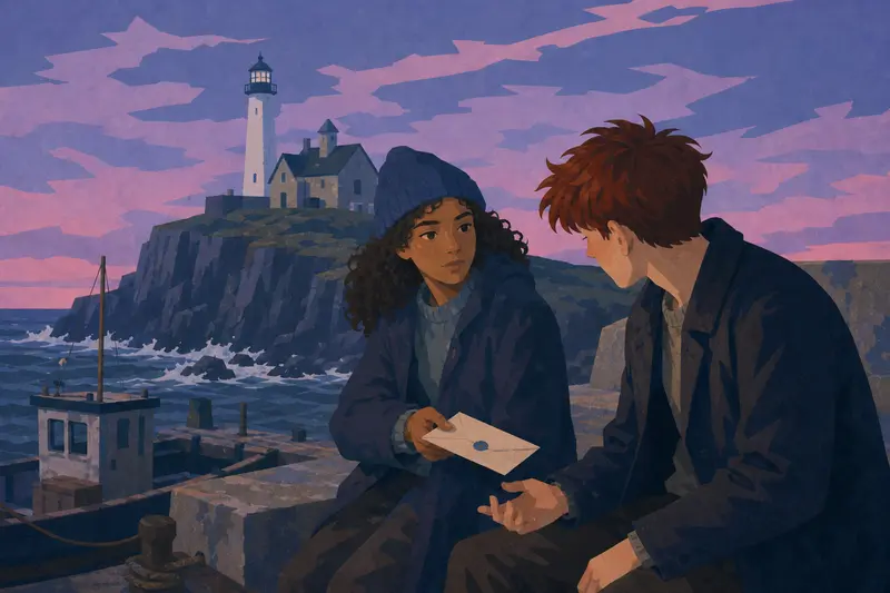 Cover illustration for The Hundred-Year Letter, B2 Spanish story