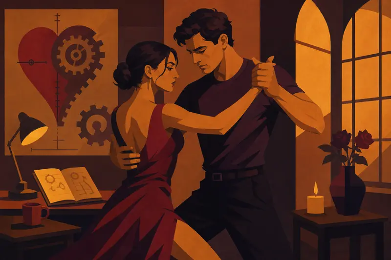 Cover illustration for Calibrating the Heart, B2 Spanish story