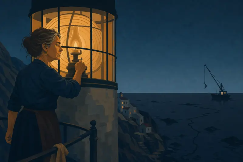 Cover illustration for The Night the Sea Stopped Breathing, C1 Spanish story