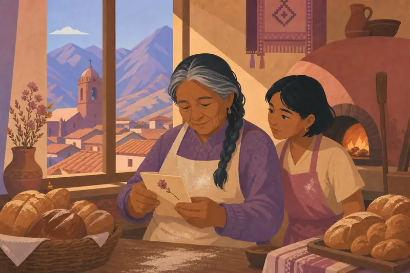 Cover illustration for The Eight O'Clock Letter, A2 Spanish story