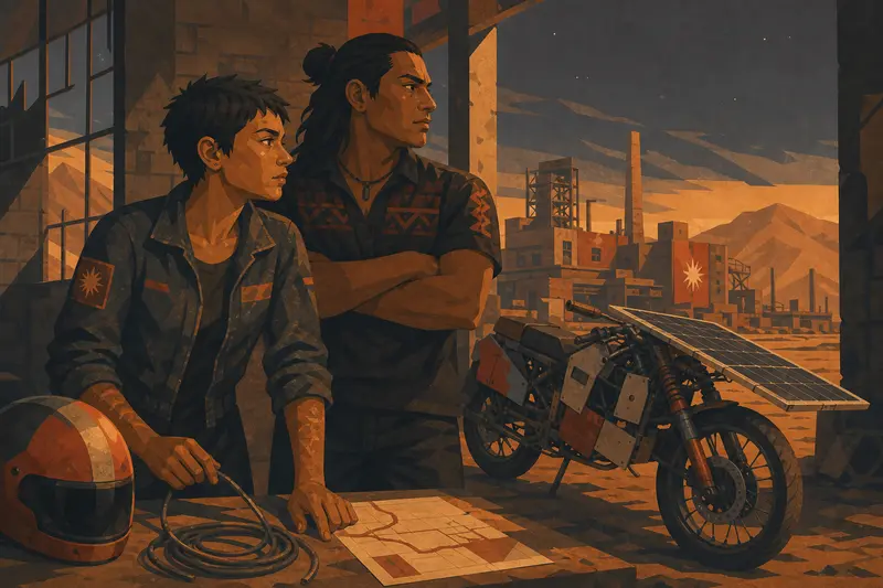 Cover illustration for The Cold Chain, C1 Spanish story