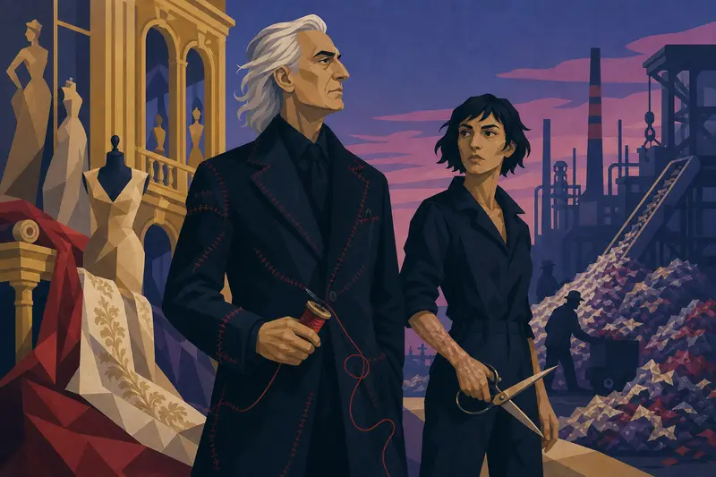Cover illustration for The Right to the Thread, C2 Spanish story