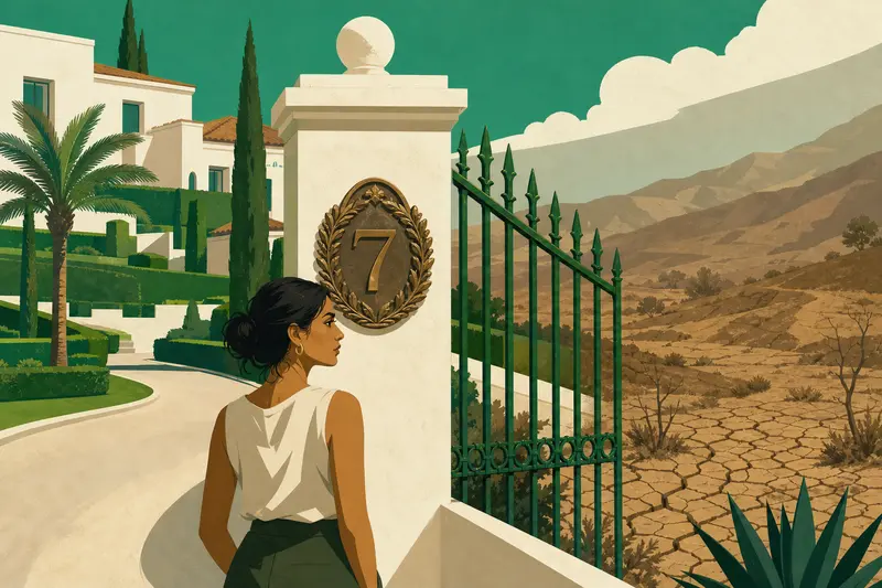 Cover illustration for Clause Seven, C1 Spanish story