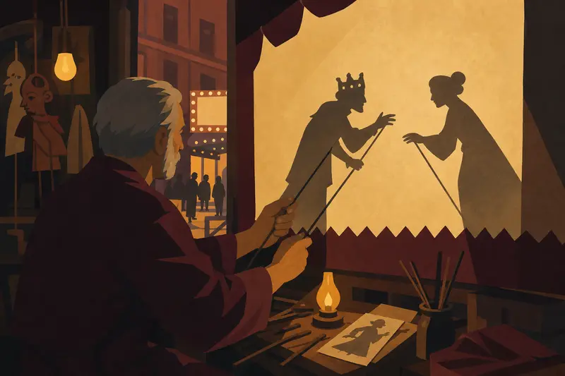 Cover illustration for The Last Silhouette, C2 Spanish story