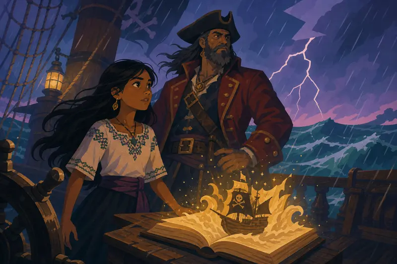 Cover illustration for The Book With No Last Page, A2 Spanish story