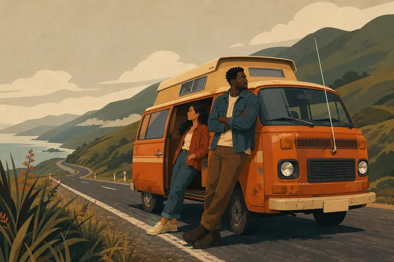 Cover illustration for The Only Station on the Dial, B1 Spanish story