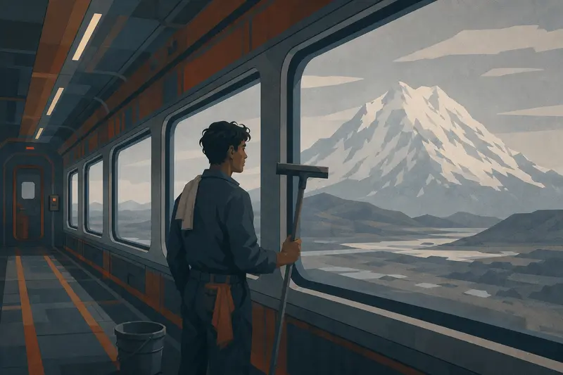 Cover illustration for The Mountain That Followed, A2 Spanish story