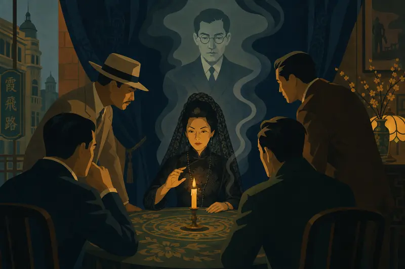 Cover illustration for The Spirit That Had Not Yet Died, C1 Spanish story