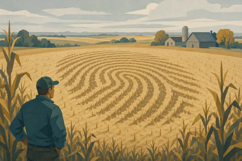 Cover illustration for The Fingerprint in the Field, B1 Spanish story