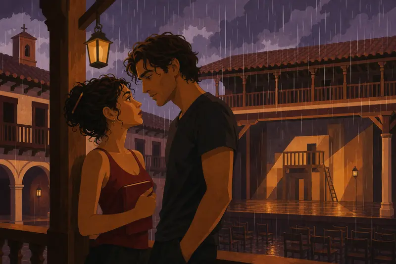 Cover illustration for Borrowed Words, B2 Spanish story