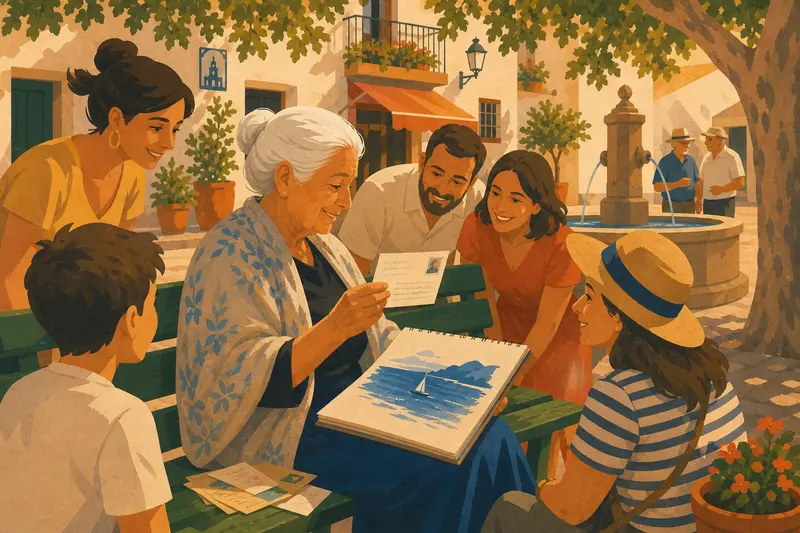 Cover illustration for The Last Page, A1 Spanish story
