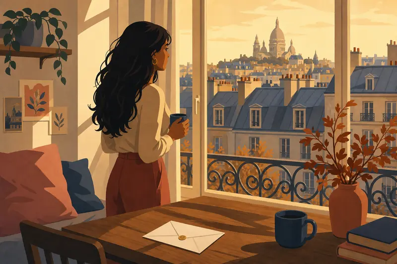 Cover illustration for Before You Leave, B1 Spanish story