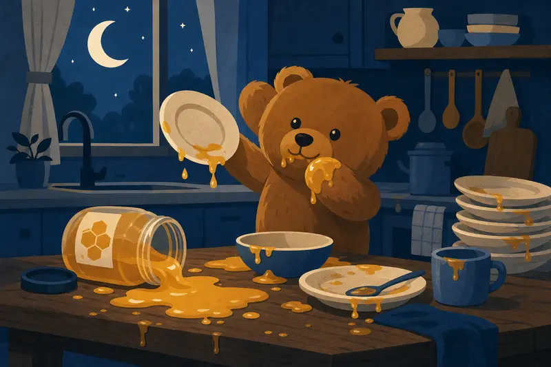 Cover illustration for One Clean Plate, A1 Spanish story