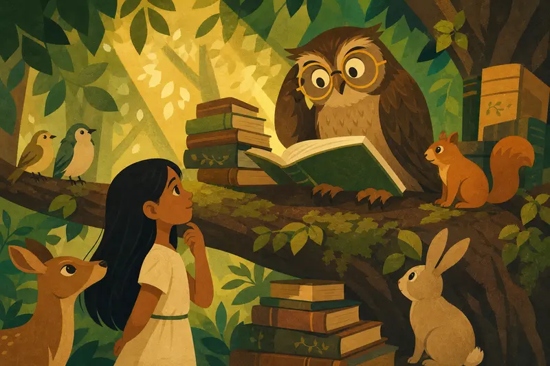 Cover illustration for The Teacher Who Cannot Read, A1 Spanish story