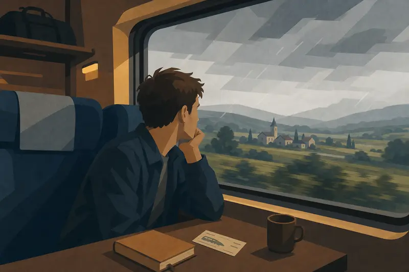 Cover illustration for The Silence Ticket, B1 Spanish story