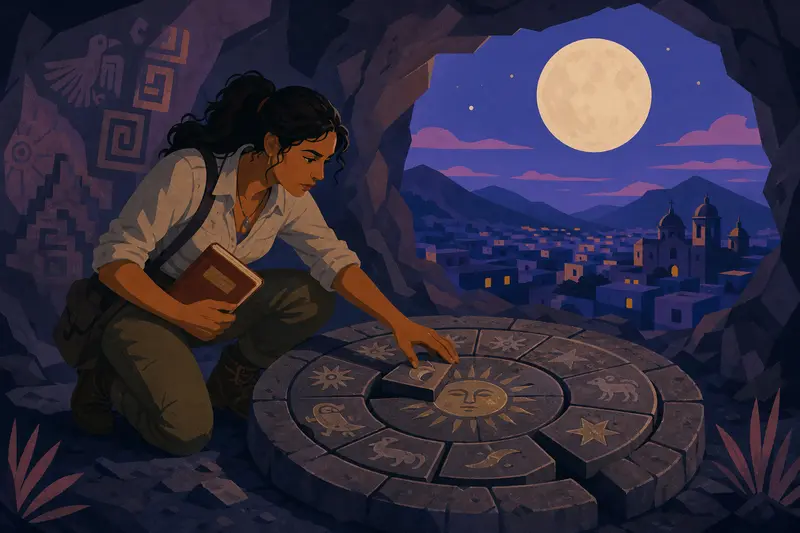 Cover illustration for Midnight at Four O'Clock, A2 Spanish story