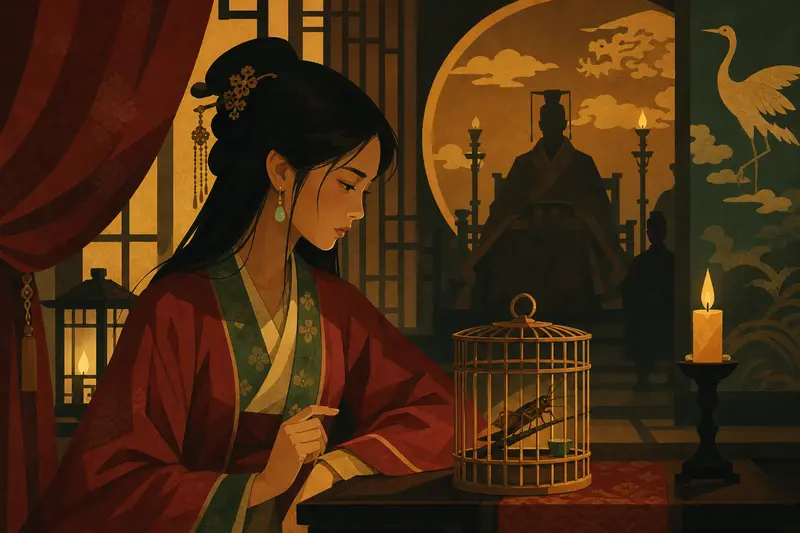 Cover illustration for The Emperor's Pulse, B2 Spanish story