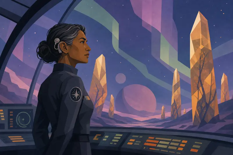 Cover illustration for A Grammar of Static, C1 Spanish story