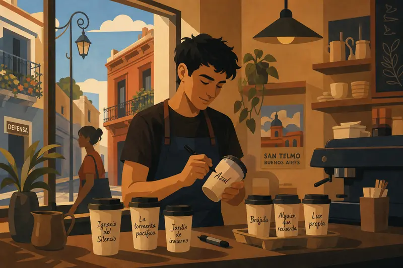 Cover illustration for The Names We Choose, B2 Spanish story