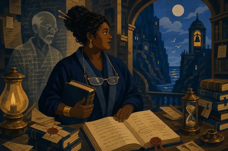 Cover illustration for The Living Annotation, C1 Spanish story