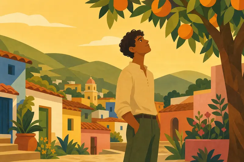 Cover illustration for The Smallest Giant, A0 Spanish story