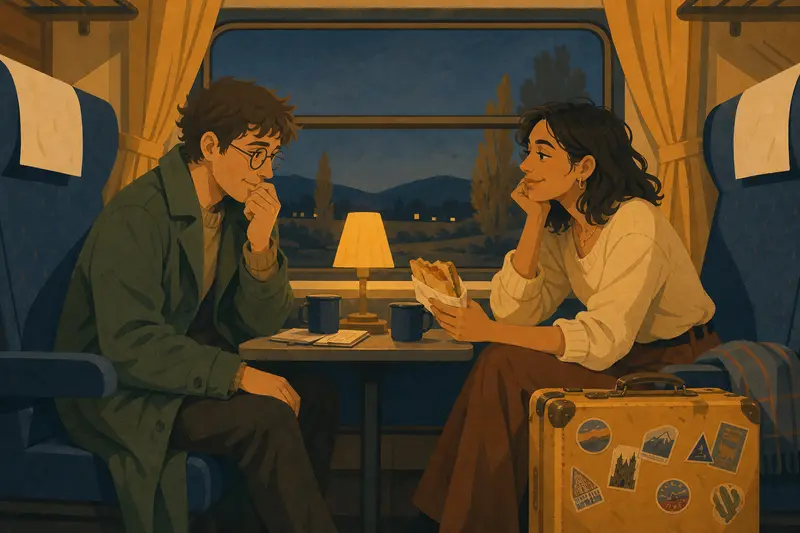 Cover illustration for The Ticket Between the Pages, A2 Spanish story