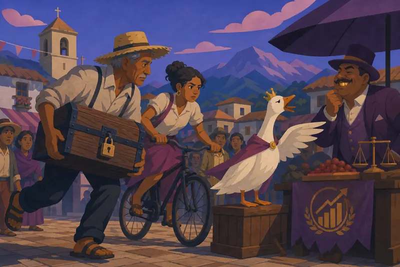 Cover illustration for A Chest Full of Sundays, B2 Spanish story