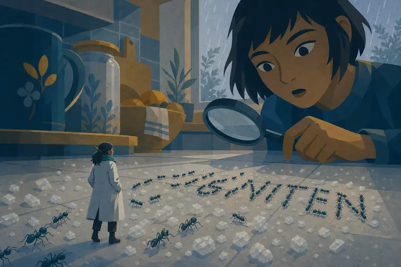 Cover illustration for Written in Sugar, B2 Spanish story